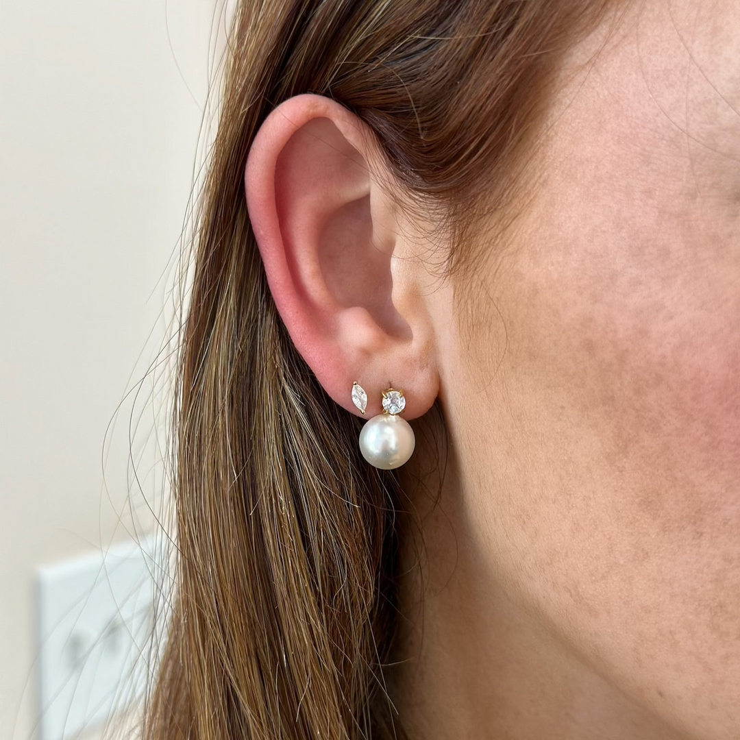 Marquise Solitaire Stud