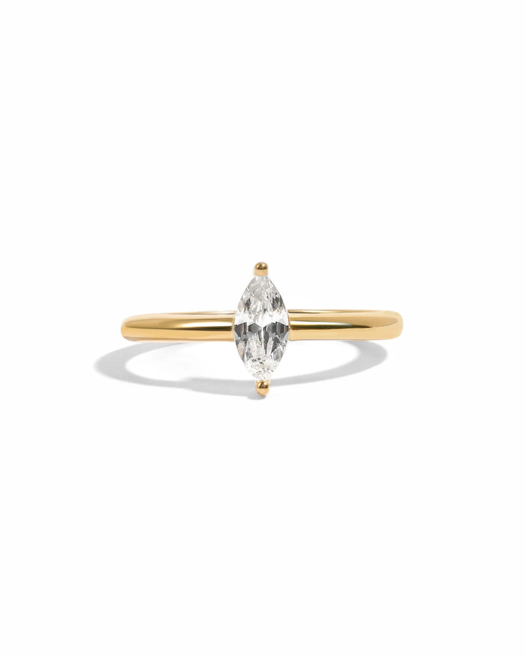 Marquise Solitaire Travel Ring