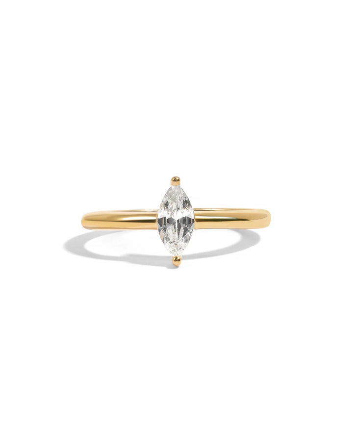 Marquise Solitaire Travel Ring