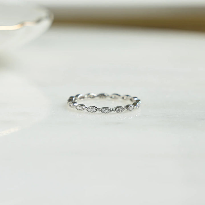 Milgrain Marquise Eternity Ring