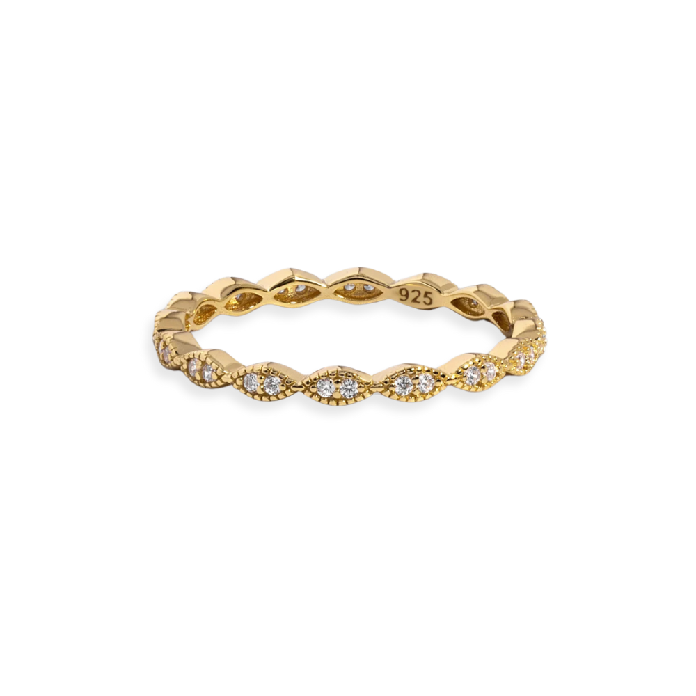 Milgrain Marquise Eternity Ring