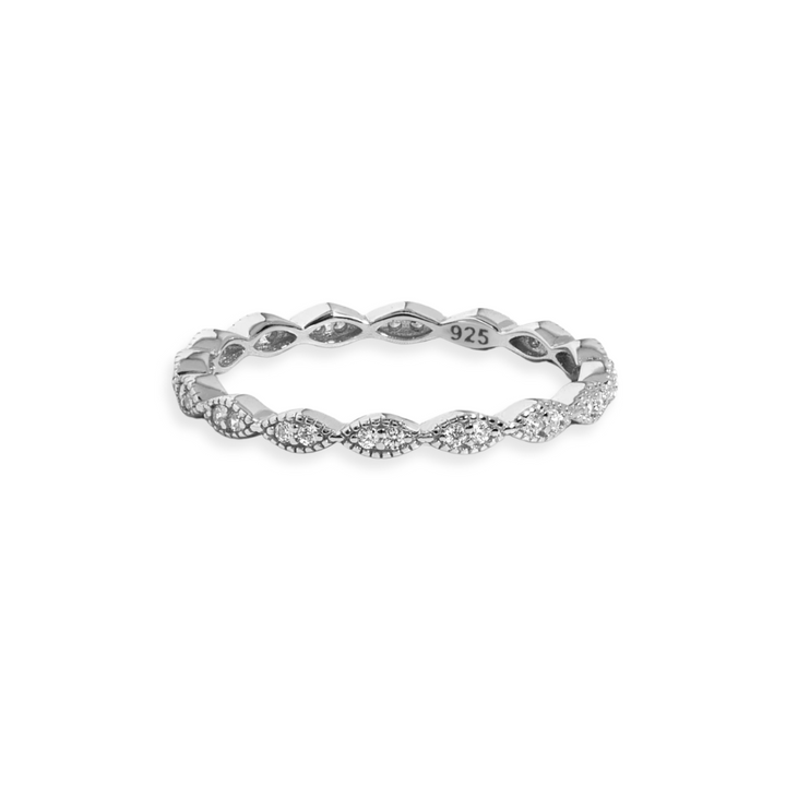 Milgrain Marquise Eternity Ring