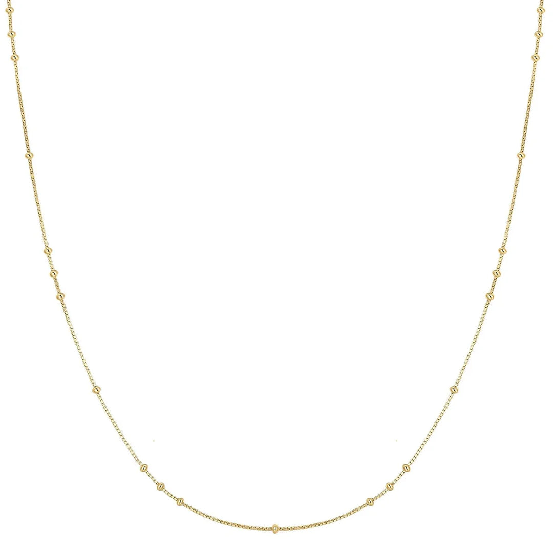 Mini Bead Station Necklace