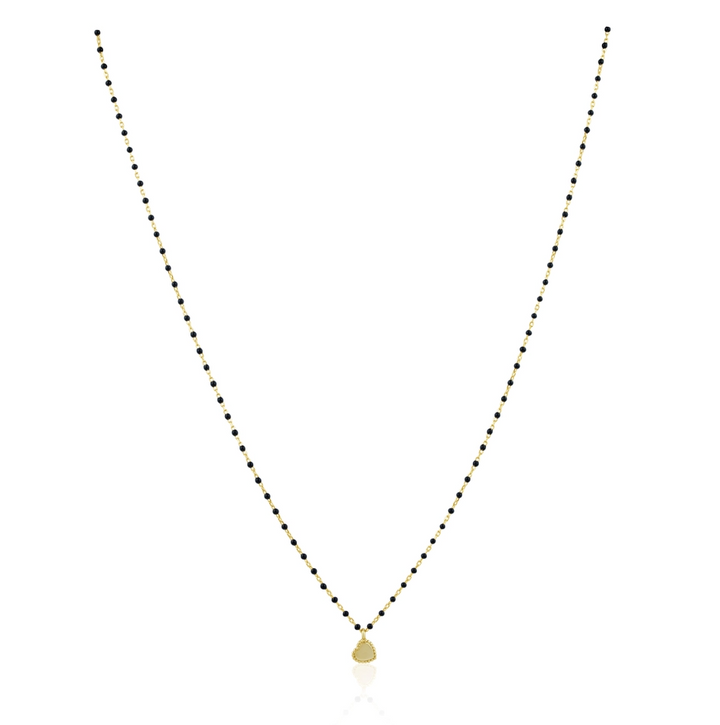 Mini Beaded Heart Necklace