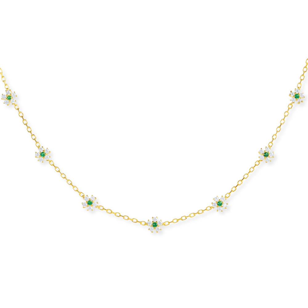 Mini Flower Choker Necklace