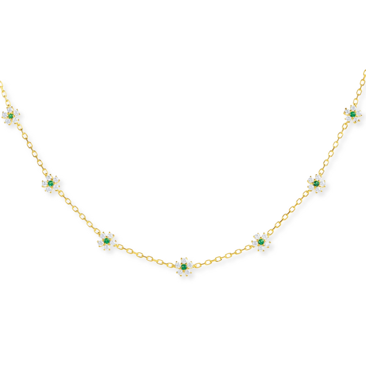 Mini Flower Choker Necklace
