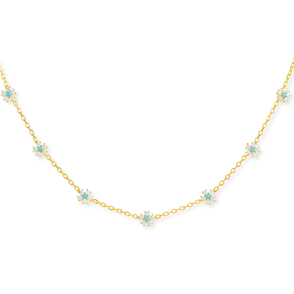 Mini Flower Choker Necklace