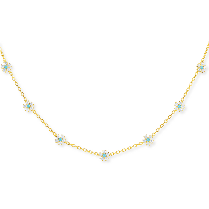 Mini Flower Choker Necklace