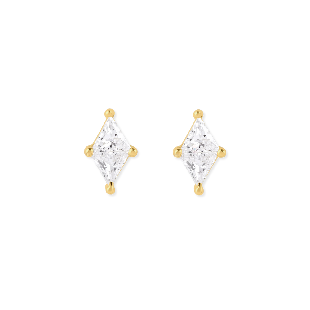 Mini Double Triangle Stud