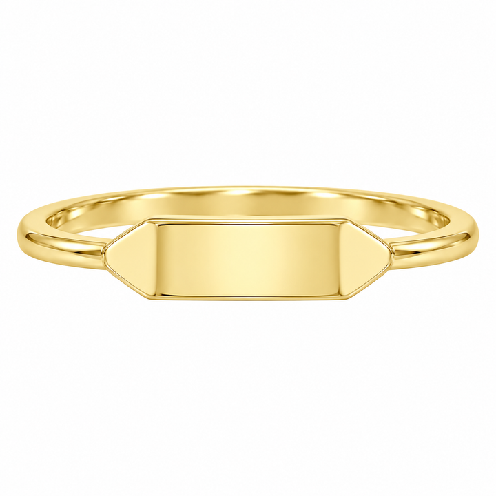 14K Signet Pinky Ring