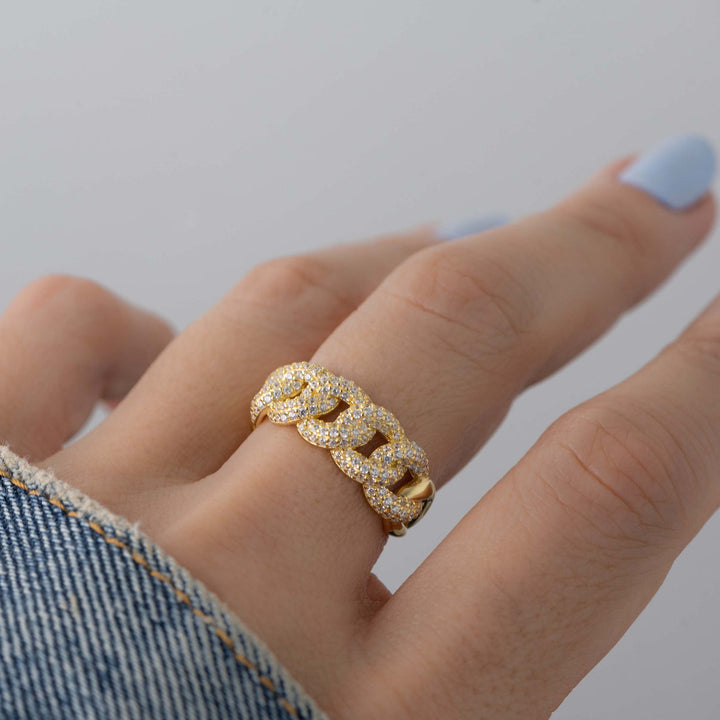 Pave Chain Ring