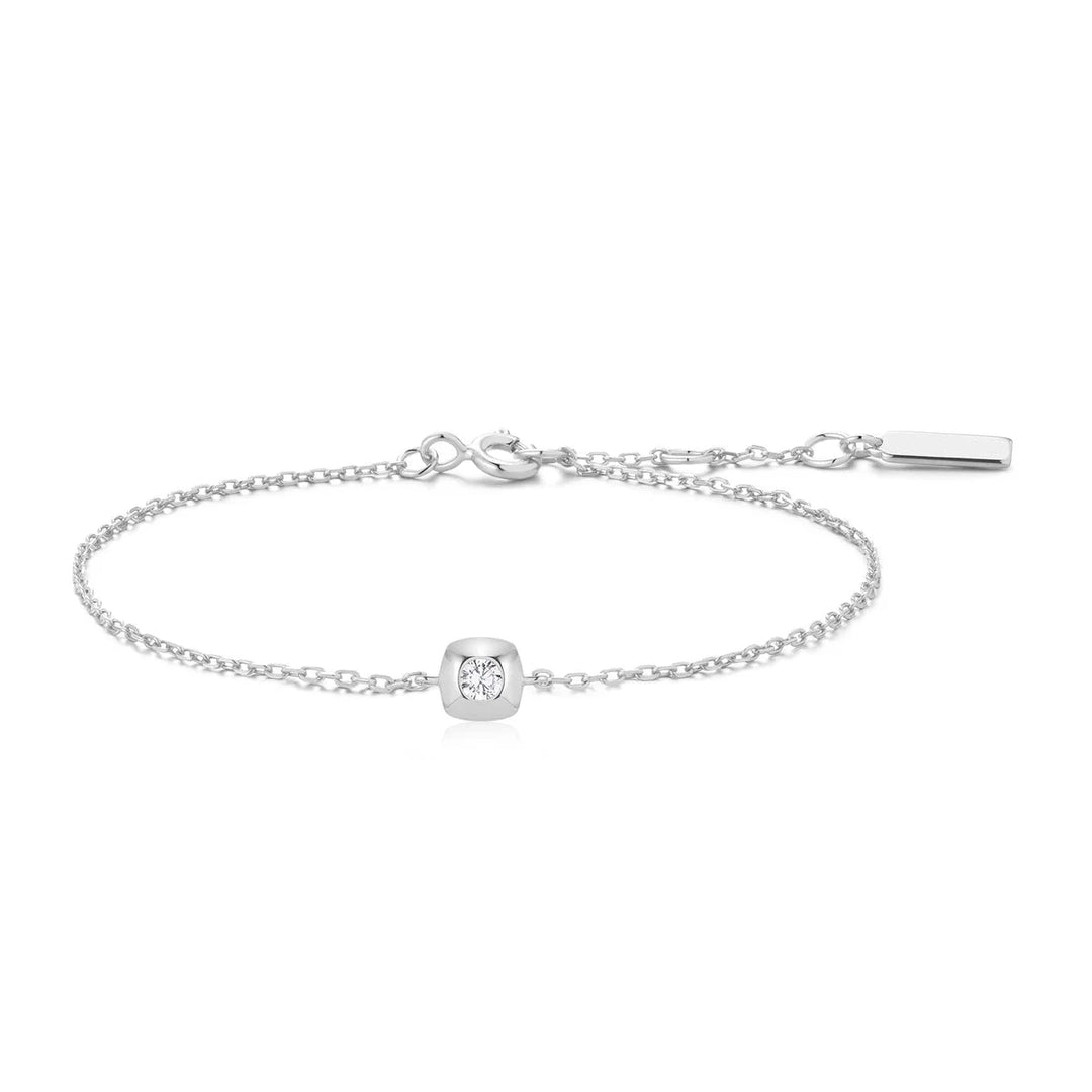 Modern Bezel Solitaire Bracelet