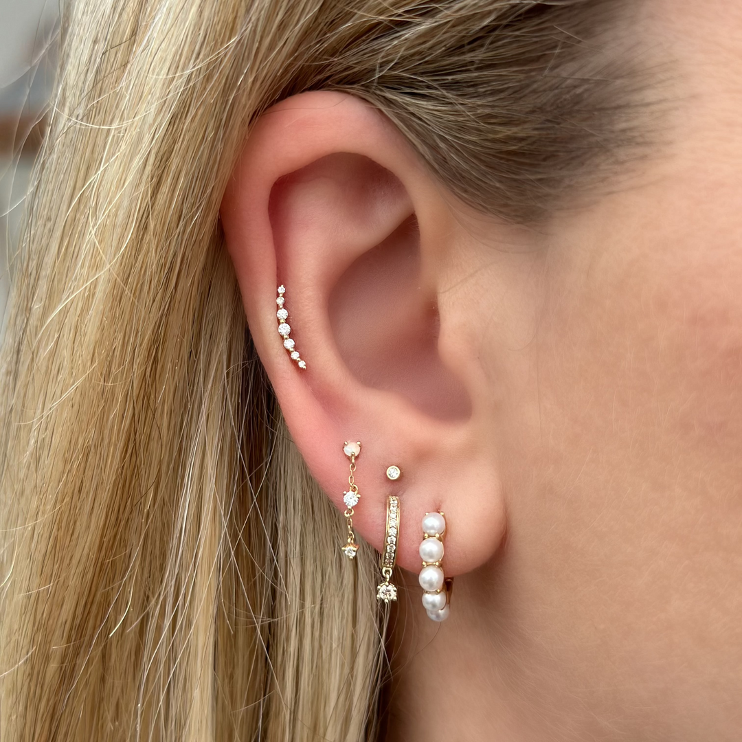 Monica Diamond Climber Stud