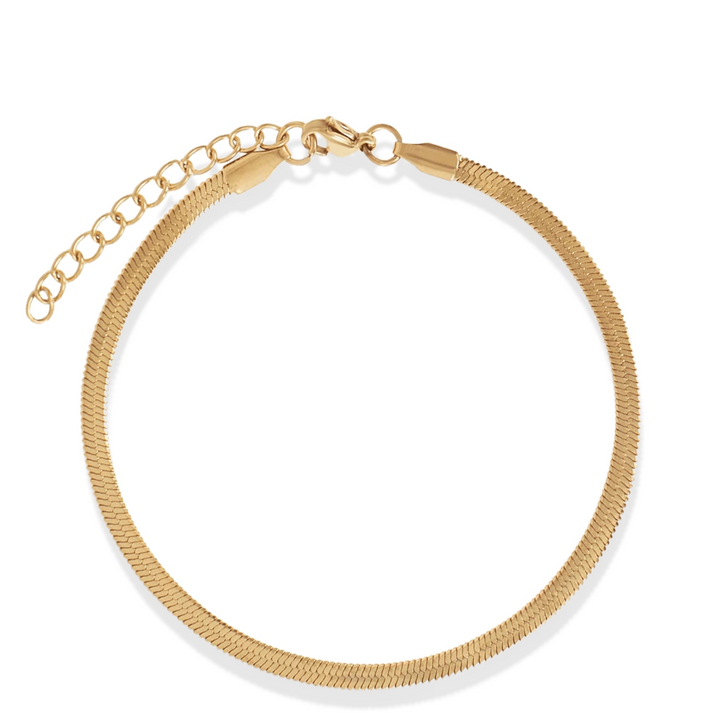 Nic Herringbone Chain Bracelet