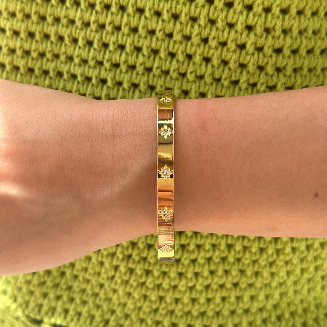 North Star Bangle Bracelet