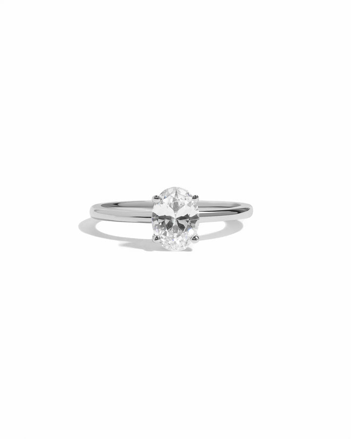 Oval Solitaire Travel Ring