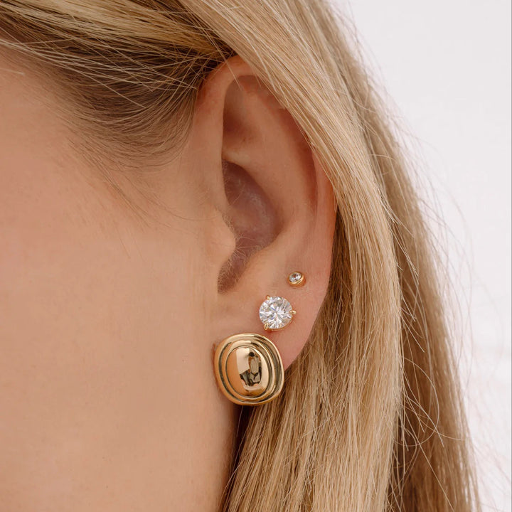 Oval Statement Earrings