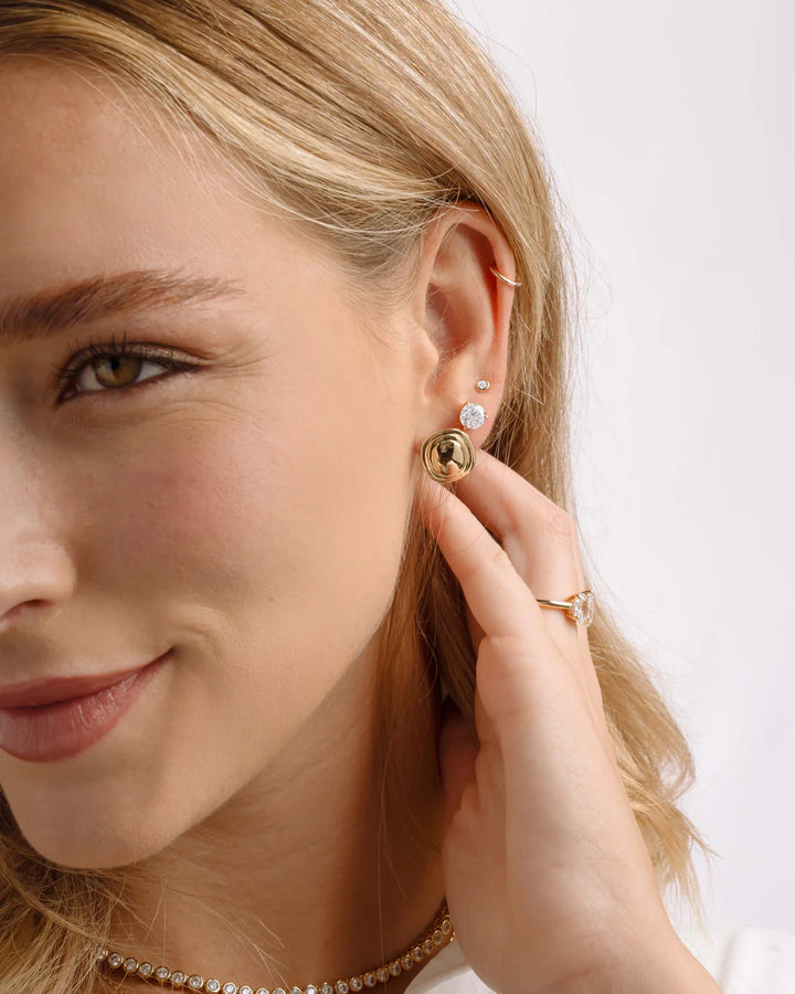 Oval Statement Earrings
