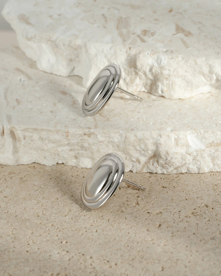 Oval Statement Earrings
