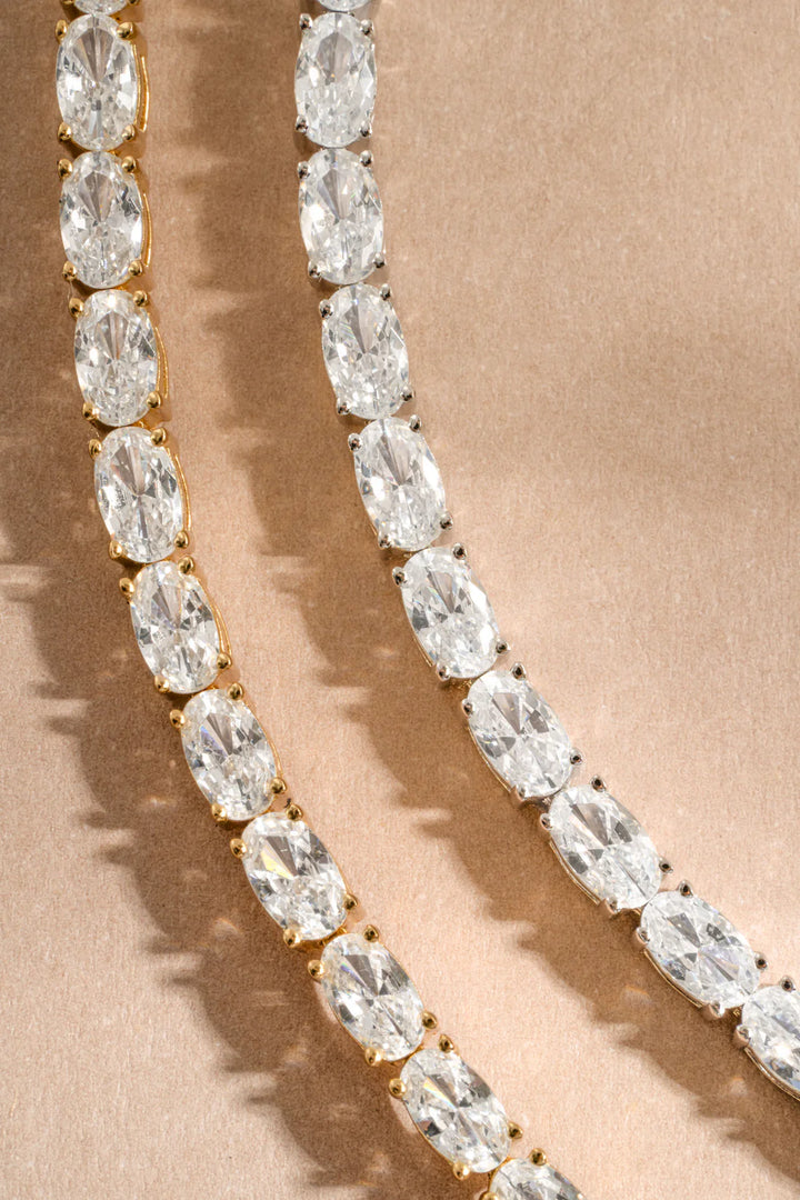 Oval Stone Tennis Bracelet-Embark Fine Jewelry