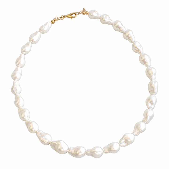 Baroque Shell Pearl Necklace
