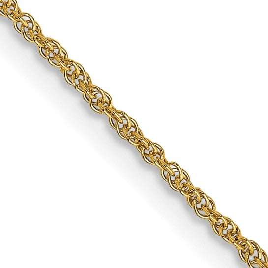 14K Baby Rope Chain Necklace