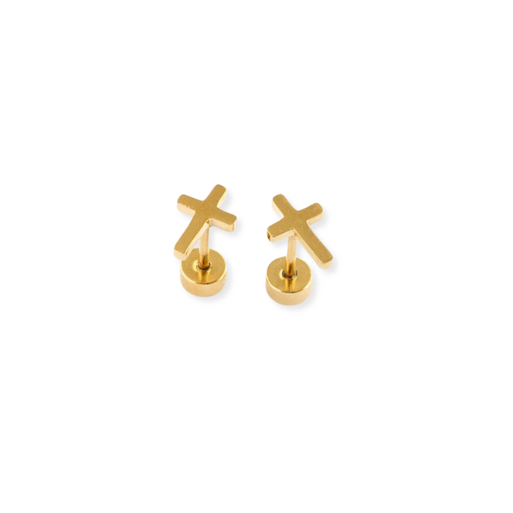 Plain Cross Studs