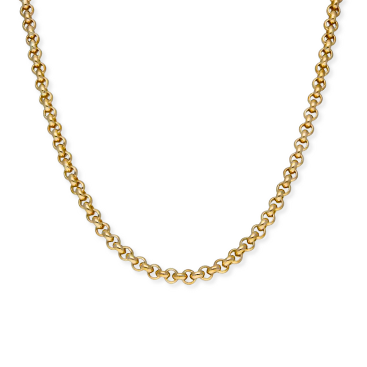 14K 3mm Rolo Chain
