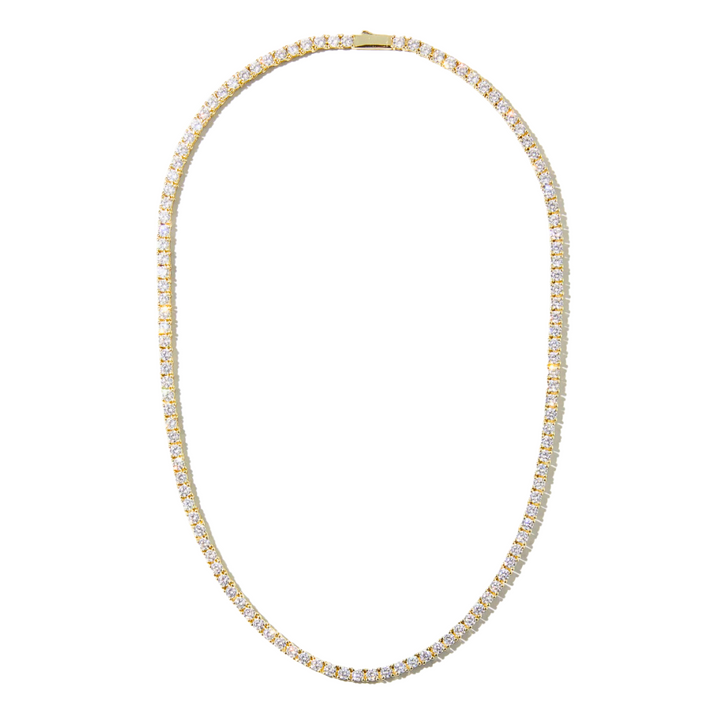 Classic 4-Prong Tennis Necklace