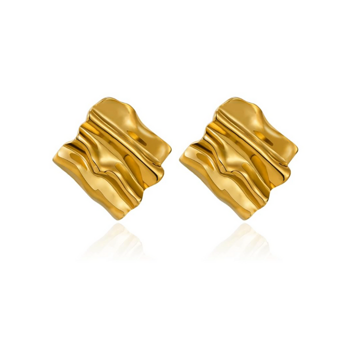 Wavy Statement Earrings