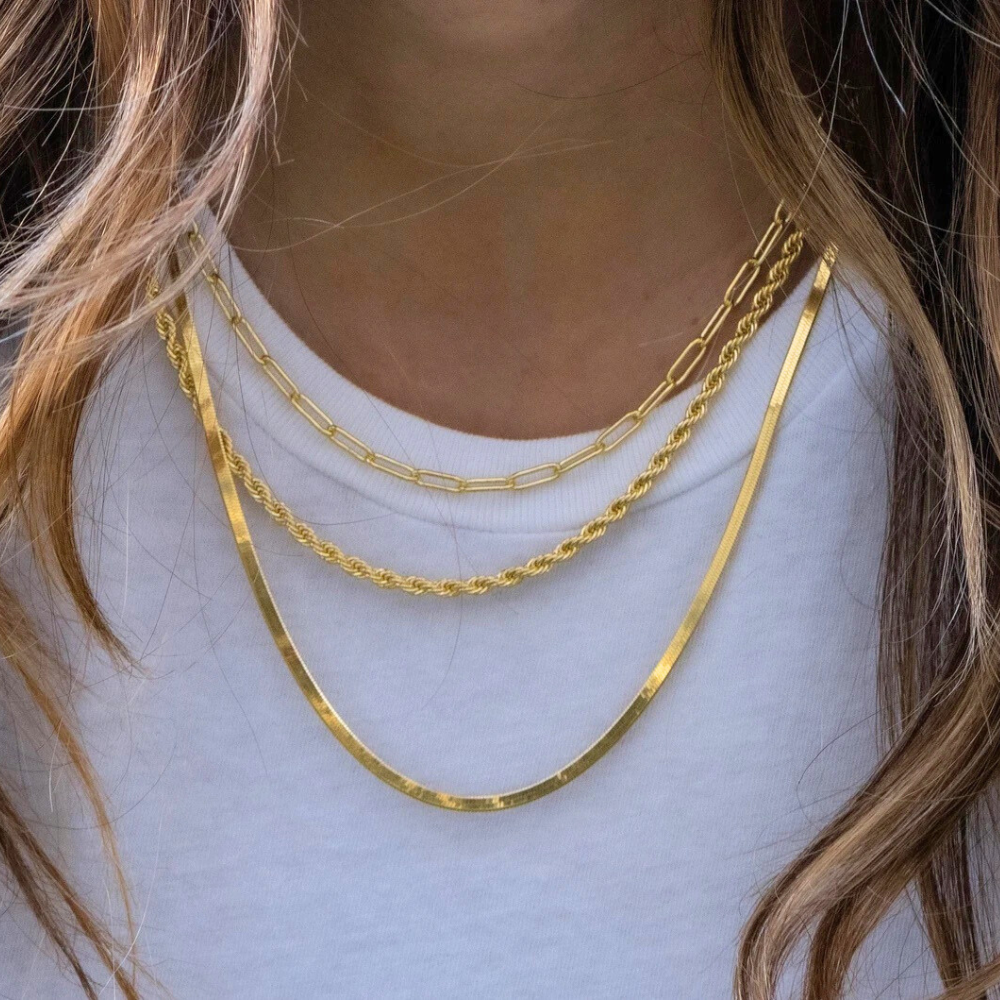 Classic Herringbone Necklace