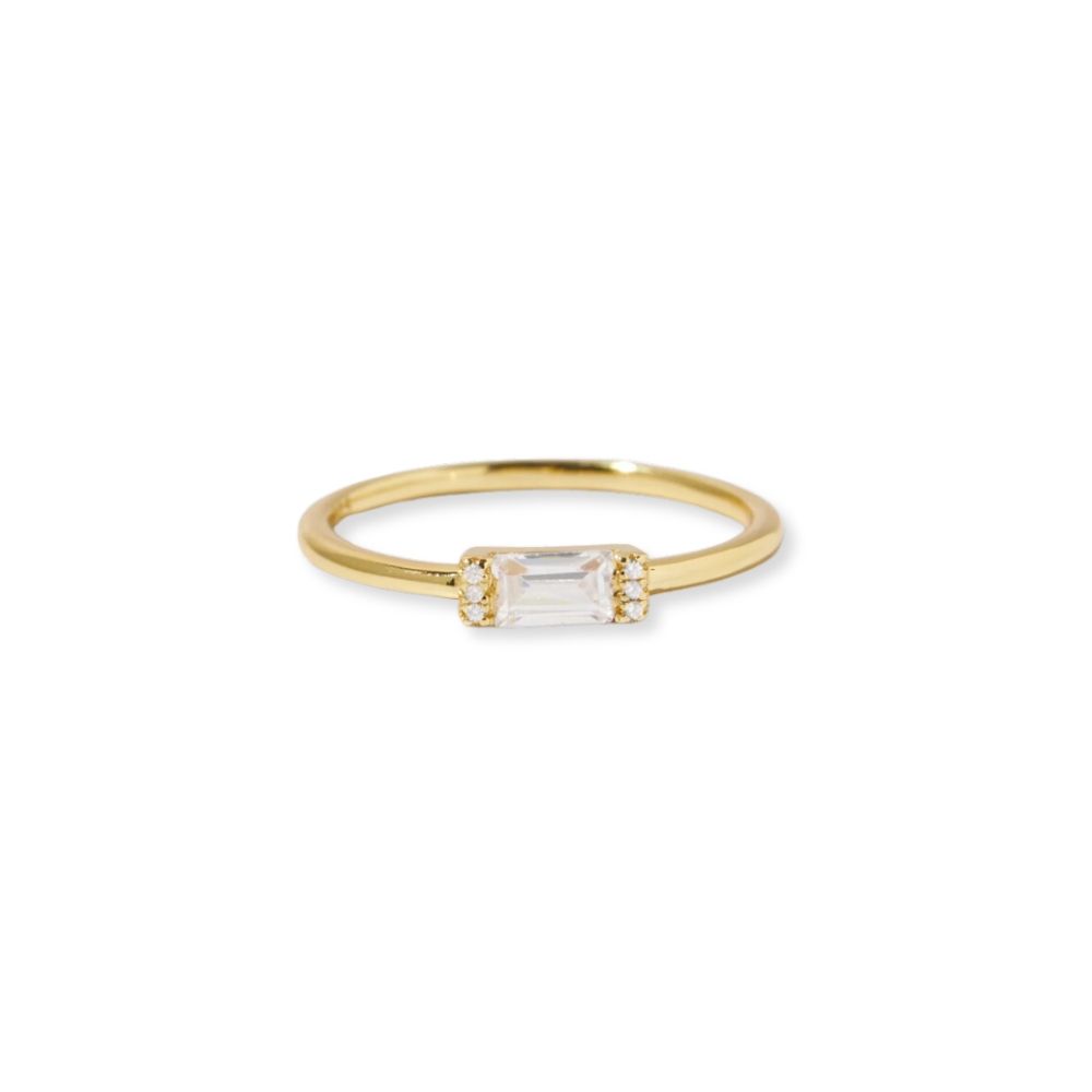 Baguette Birthstone Ring