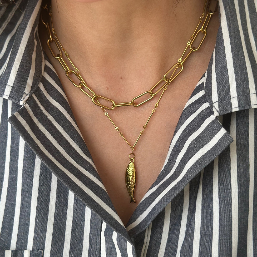 Paperclip Chain Necklace