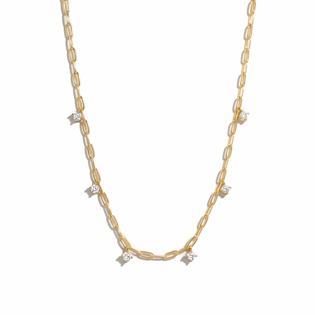 Paperclip Charm Necklace