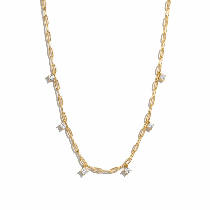 Paperclip Charm Necklace