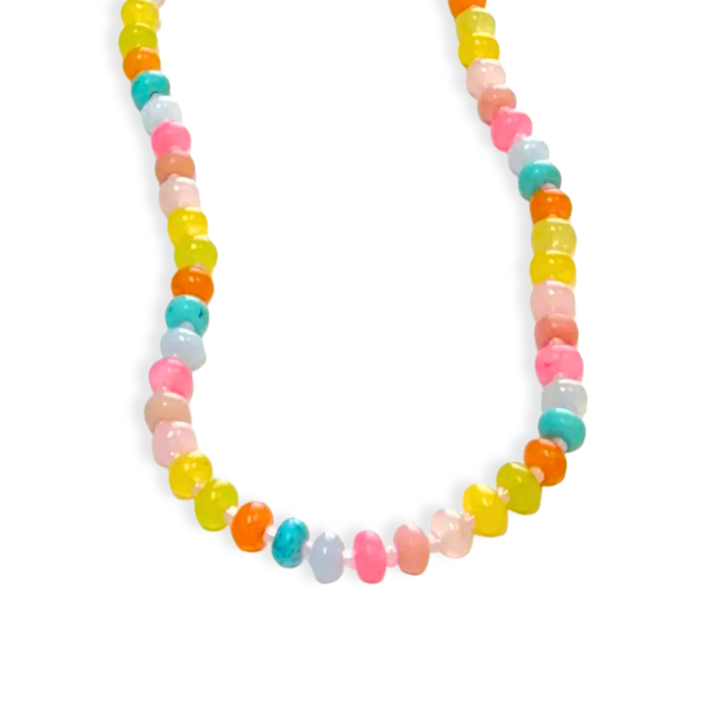 Pastel Beaded Necklace