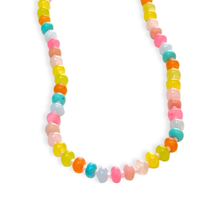 Pastel Beaded Necklace