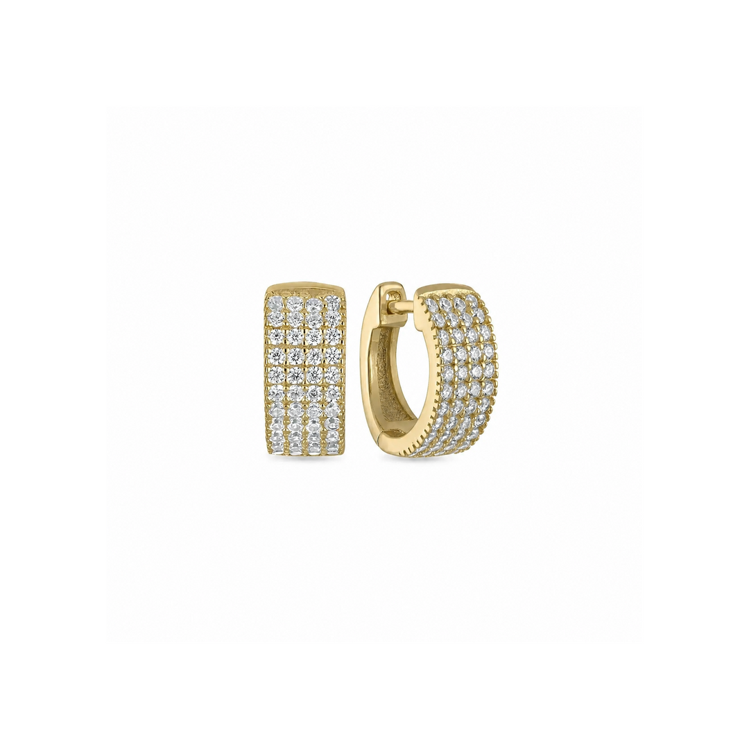 Pave CZ Huggies