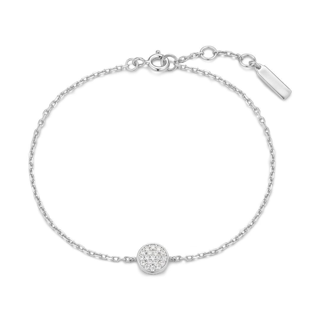 Pavé Disc Bracelet