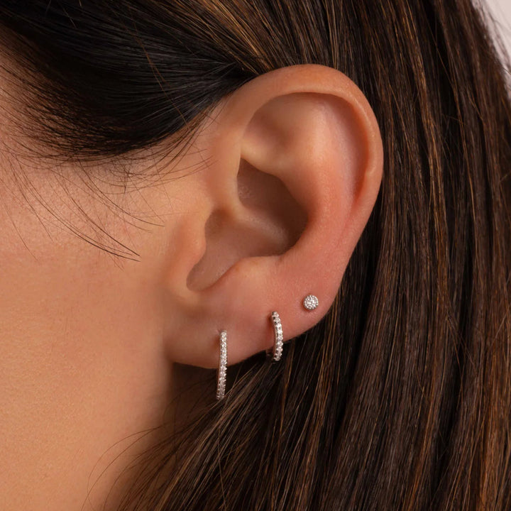 Pave Huggies - 2 Sizes-Embark Fine Jewelry