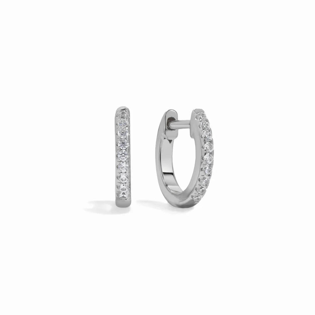 Pave Huggies - 2 Sizes