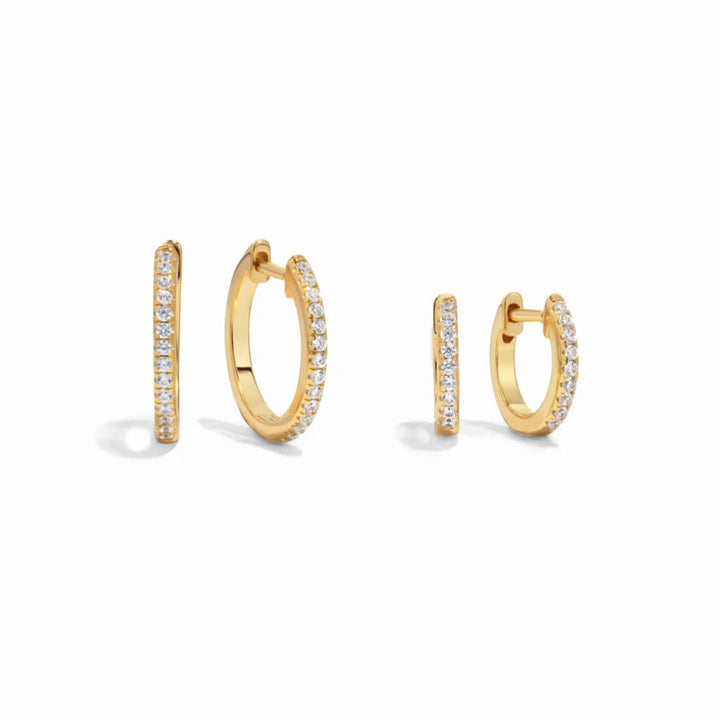Pave Huggies - 2 Sizes-Embark Fine Jewelry
