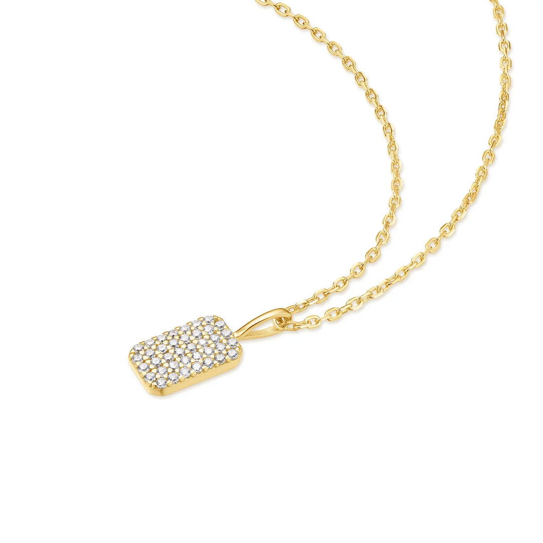 Pave Pendant Necklace