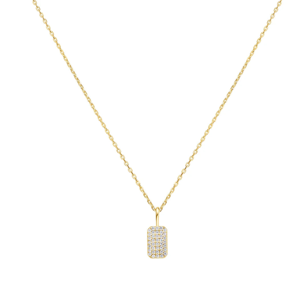 Pave Pendant Necklace