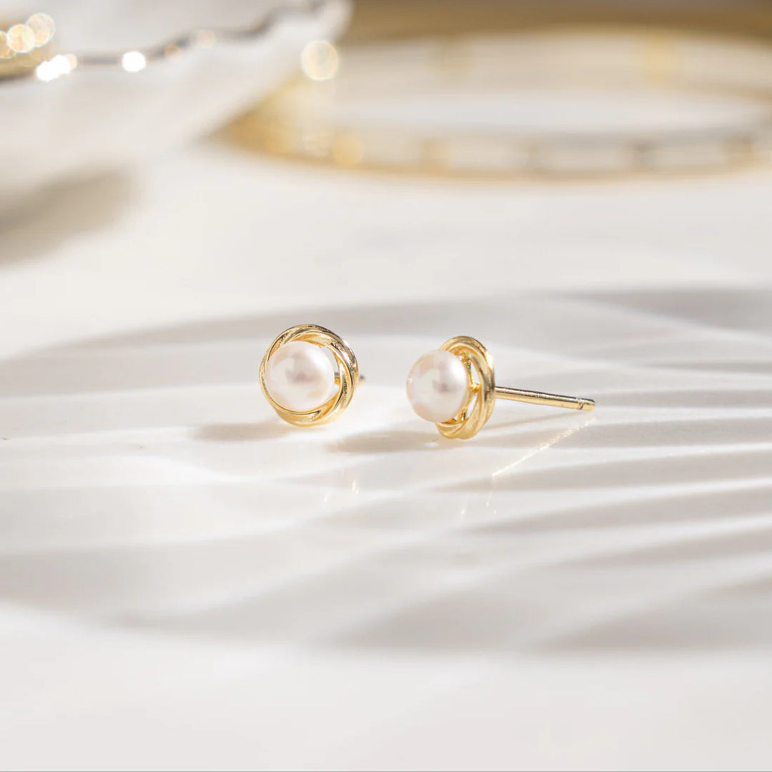 Pearl Button Studs