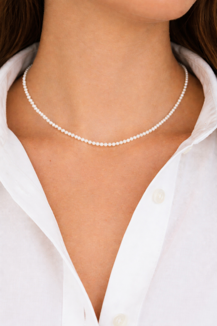 Pearl Choker Necklace-Embark Fine Jewelry
