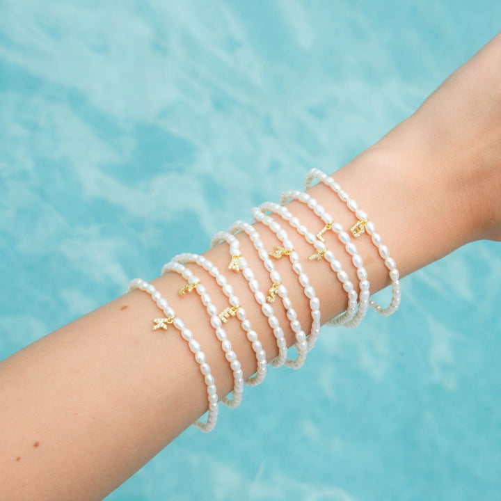 Pearl Initial Bracelet-Embark Fine Jewelry