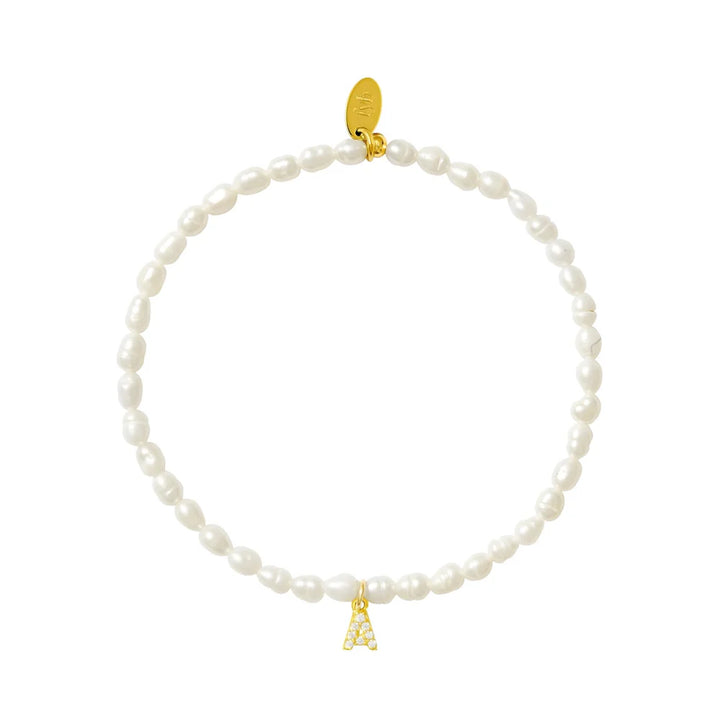 Pearl Initial Bracelet-Embark Fine Jewelry