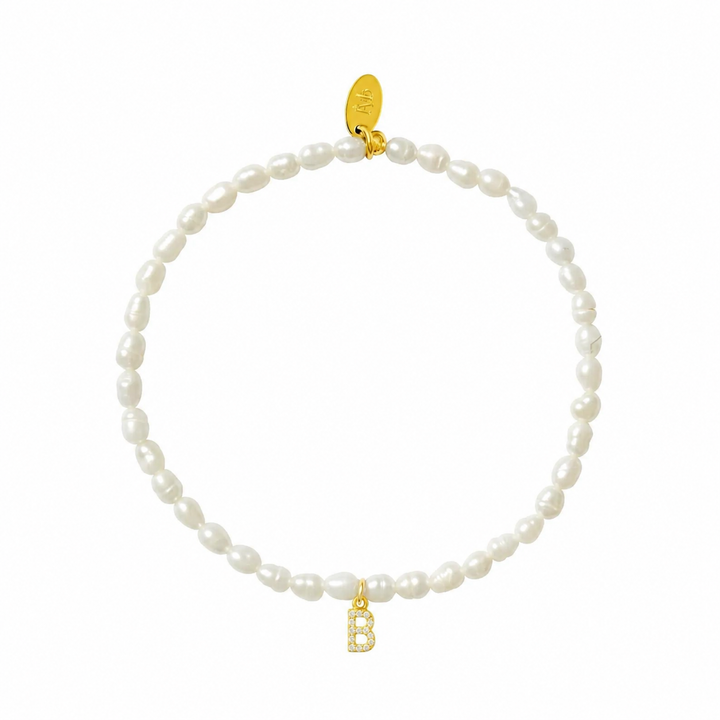 Pearl Initial Bracelet-Embark Fine Jewelry