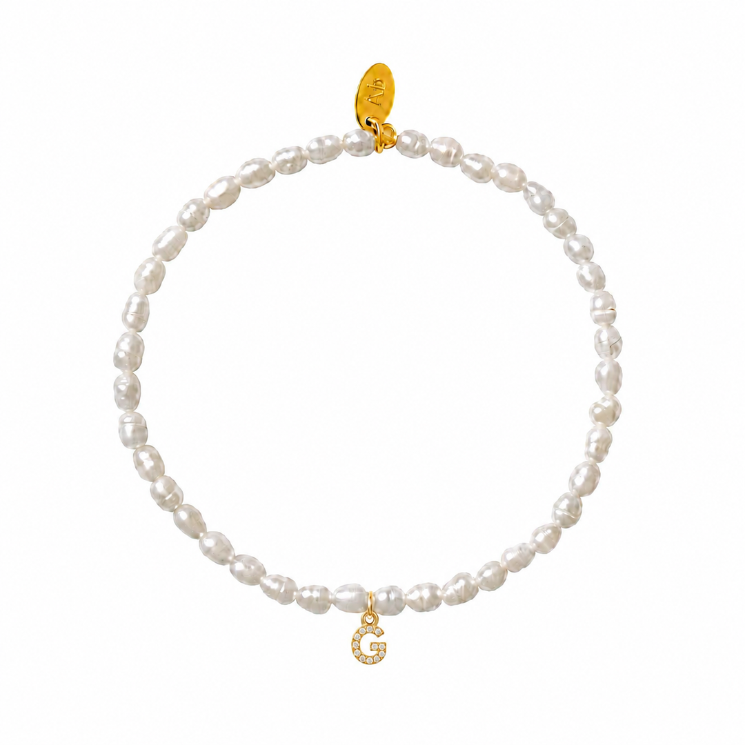 Pearl Initial Bracelet-Embark Fine Jewelry